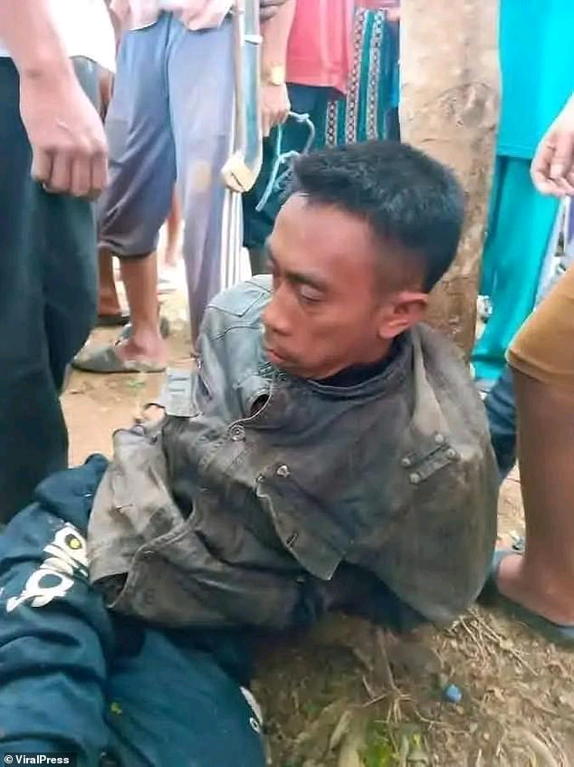 Sad: How rapist was killed. 