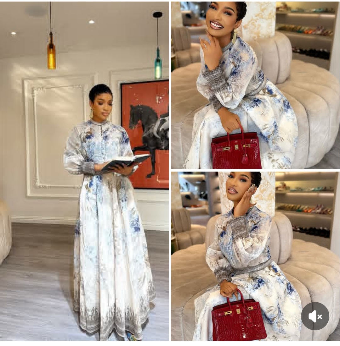 Actress Tonto Dike is now born again,  see details 