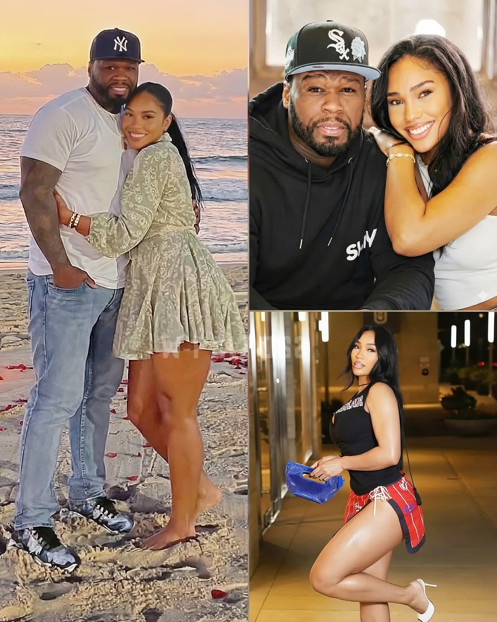 Drama as 50 Cent baby mama drag him online.
