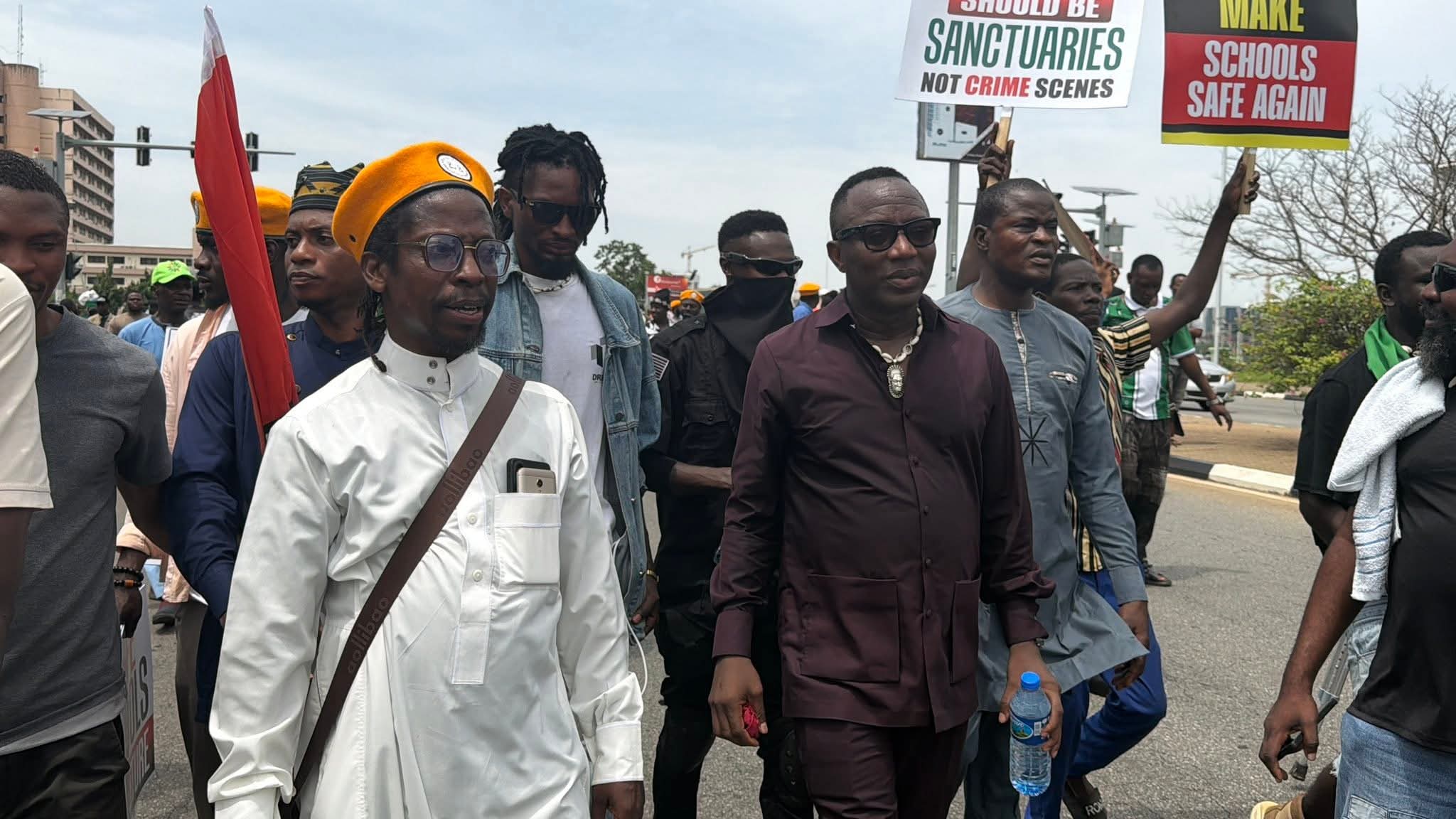 Sowore reveals how Nigerian police deploy a strange Gas.