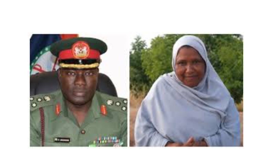 Sad: Wife of the late Army General still with the kidnappers. 