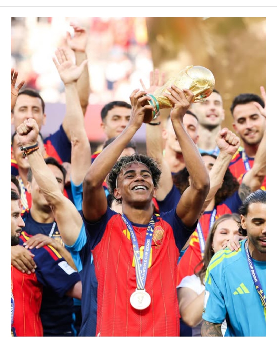 Sports: Congratulations to Lamine Yamal of Spain.