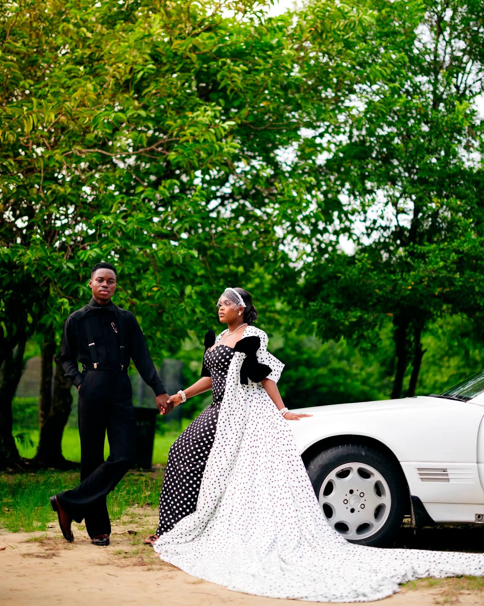 Content creator,  Peller shares his pre-wedding pictures. 