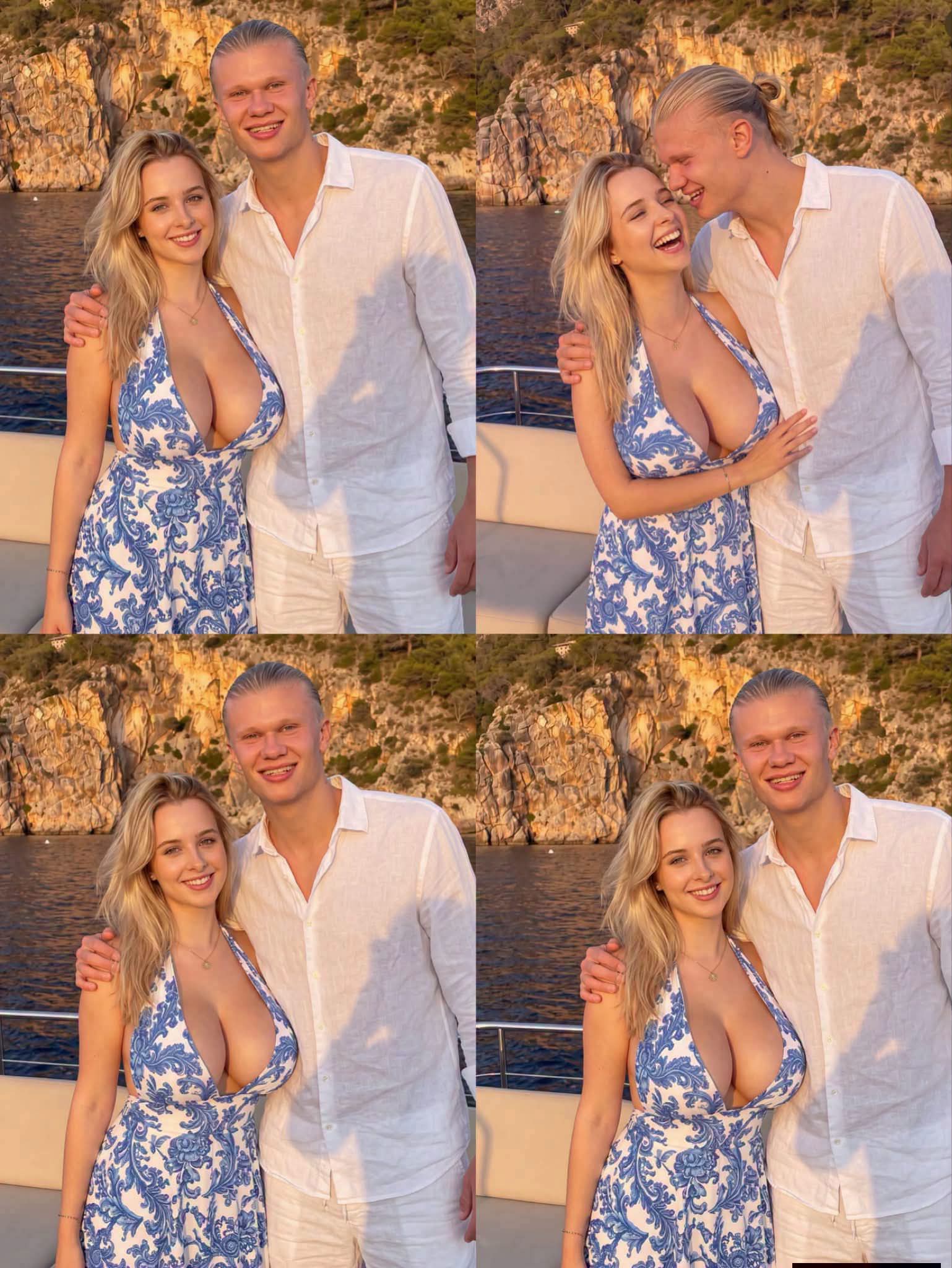 Football star, Halland reveals what his girlfriend did for him.