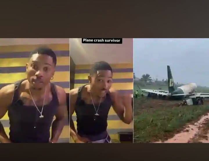 Enugu Plan Crash: Survival reveals what he pass through. 