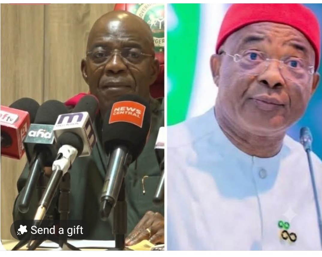 Sports: Drama as Governor Otti drag Governor Uzodimma. 