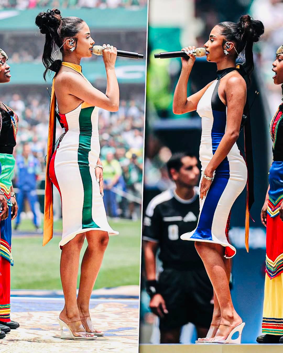 Music Star, Tyla reveals how she felt to perfume South Africa Anthem at the World Cup.