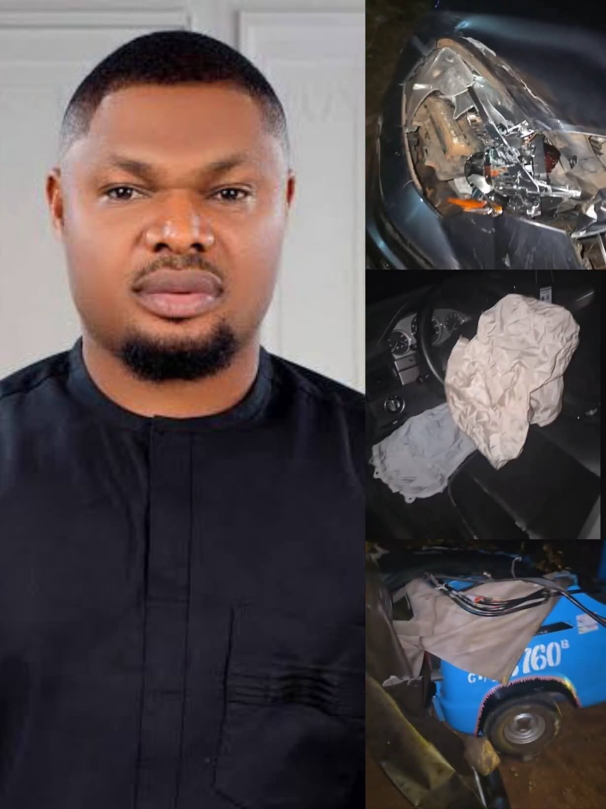 Sad: Human Right Activist involved in a motor Accident. 