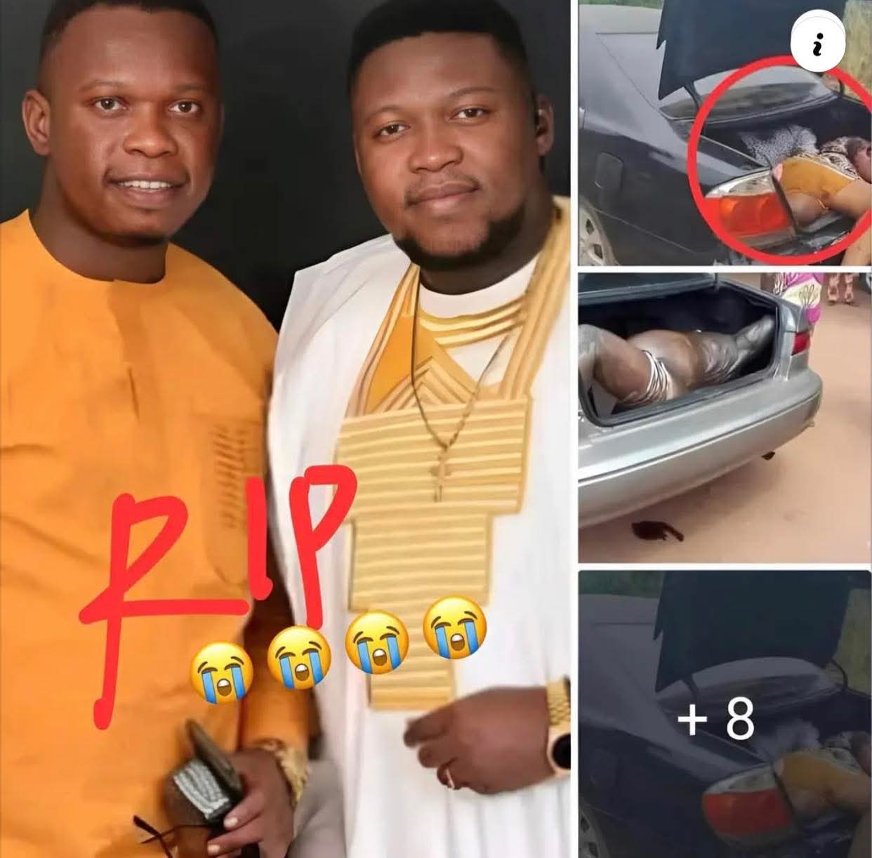 Sad: Two brothers found dead inside their car Boot.