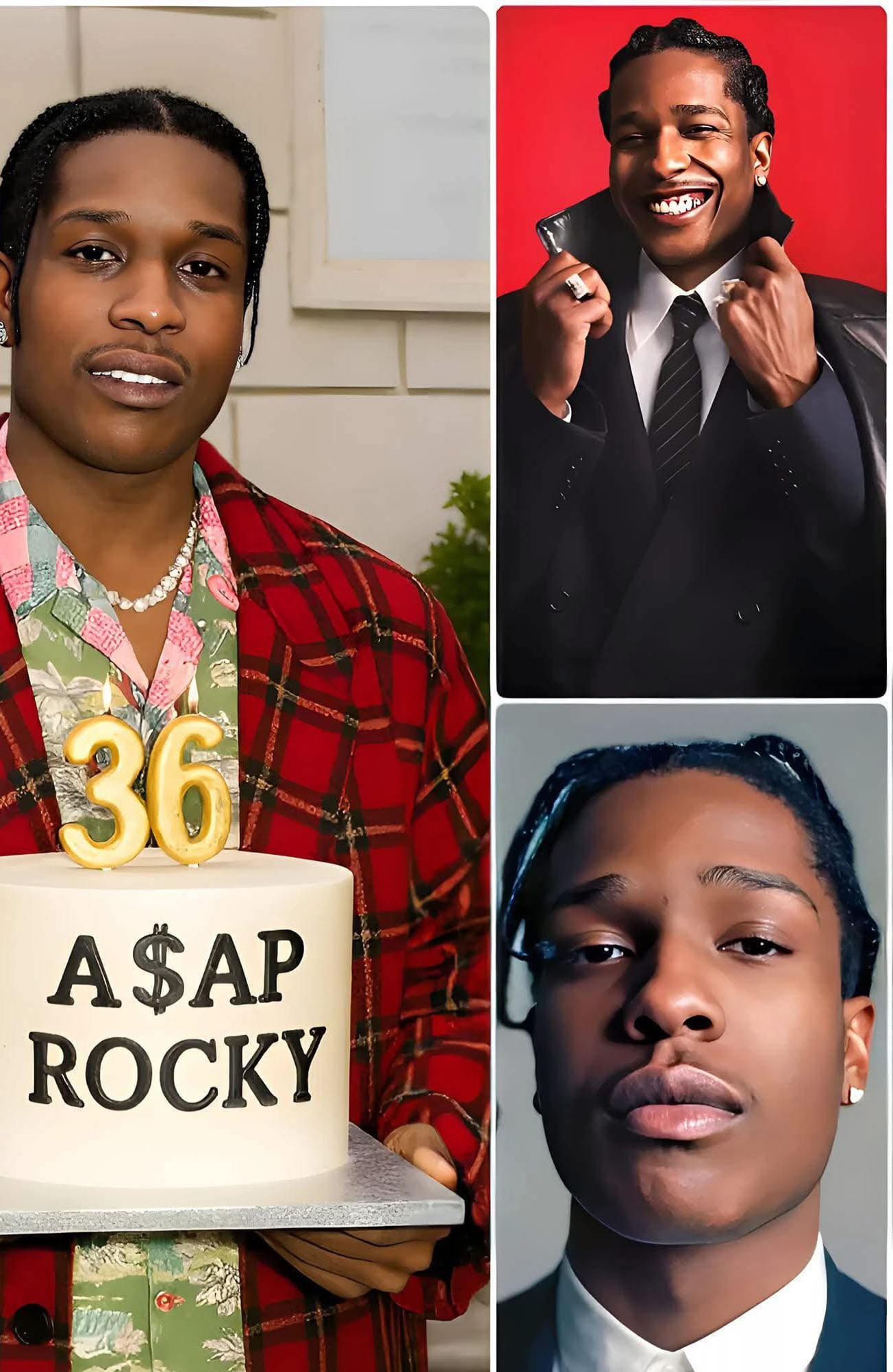 Rapper ASAP Rocky celebrates his 36th Birthday. 