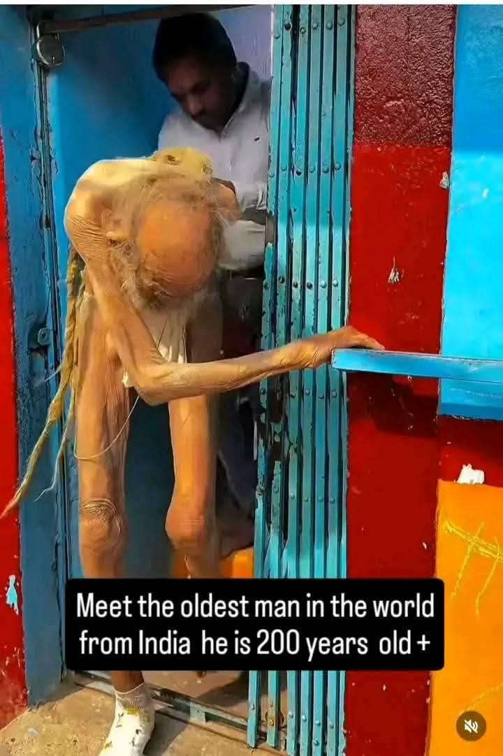 See the oldest man in the world. 