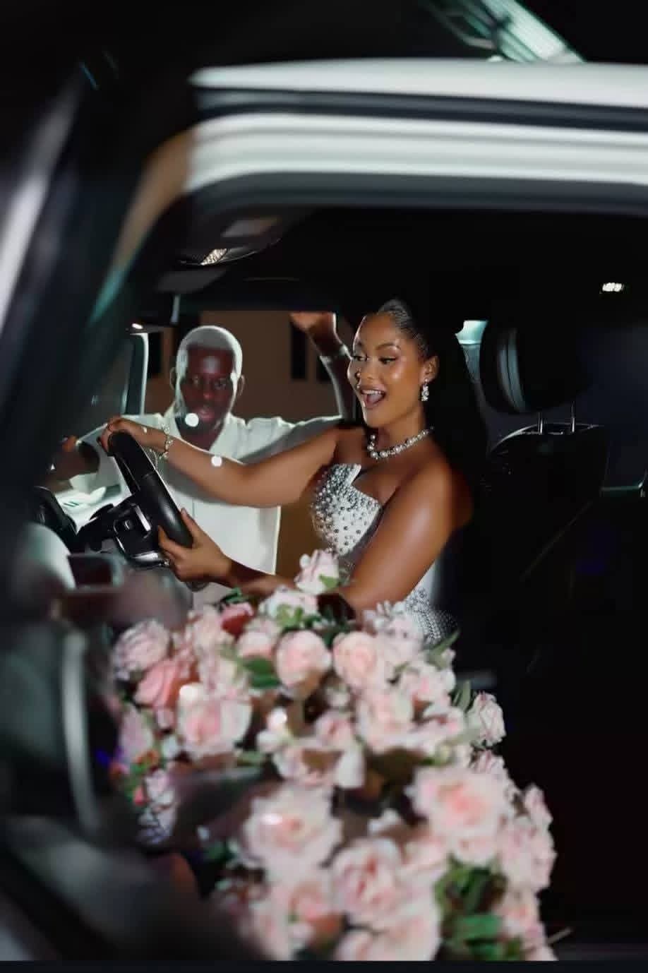 Footballer,  Aziz gift wife brand new Mercedes.