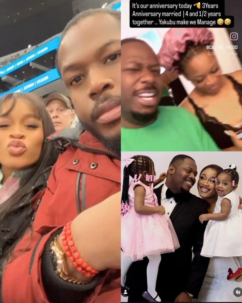 Congratulations to Bbnaija star, Frodd and wife.