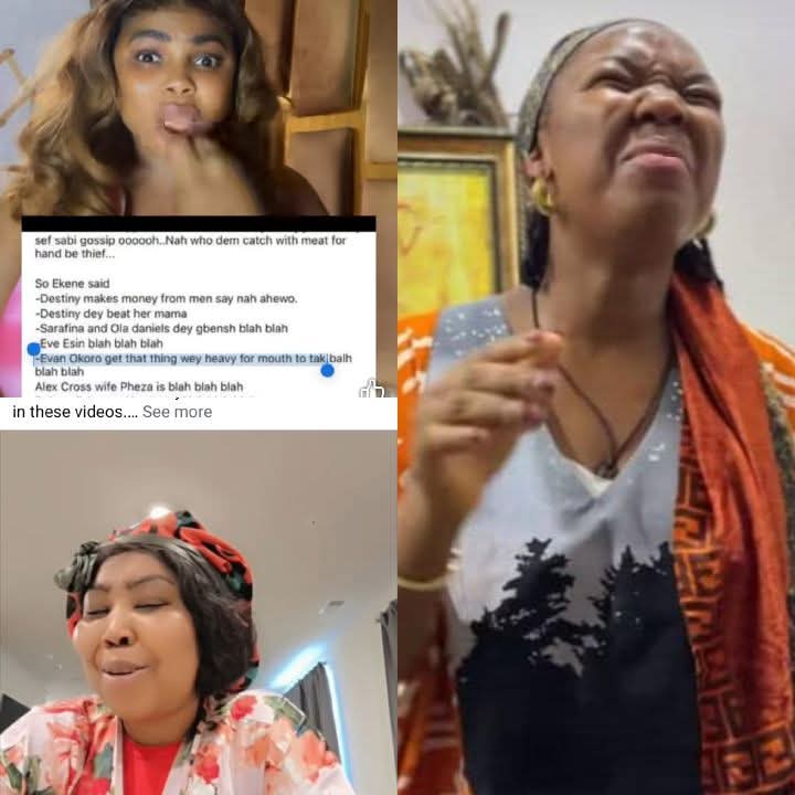Gossip update: Drama as Actress Evan Okoro promise to deal with Actress Ekene Umenwa. 