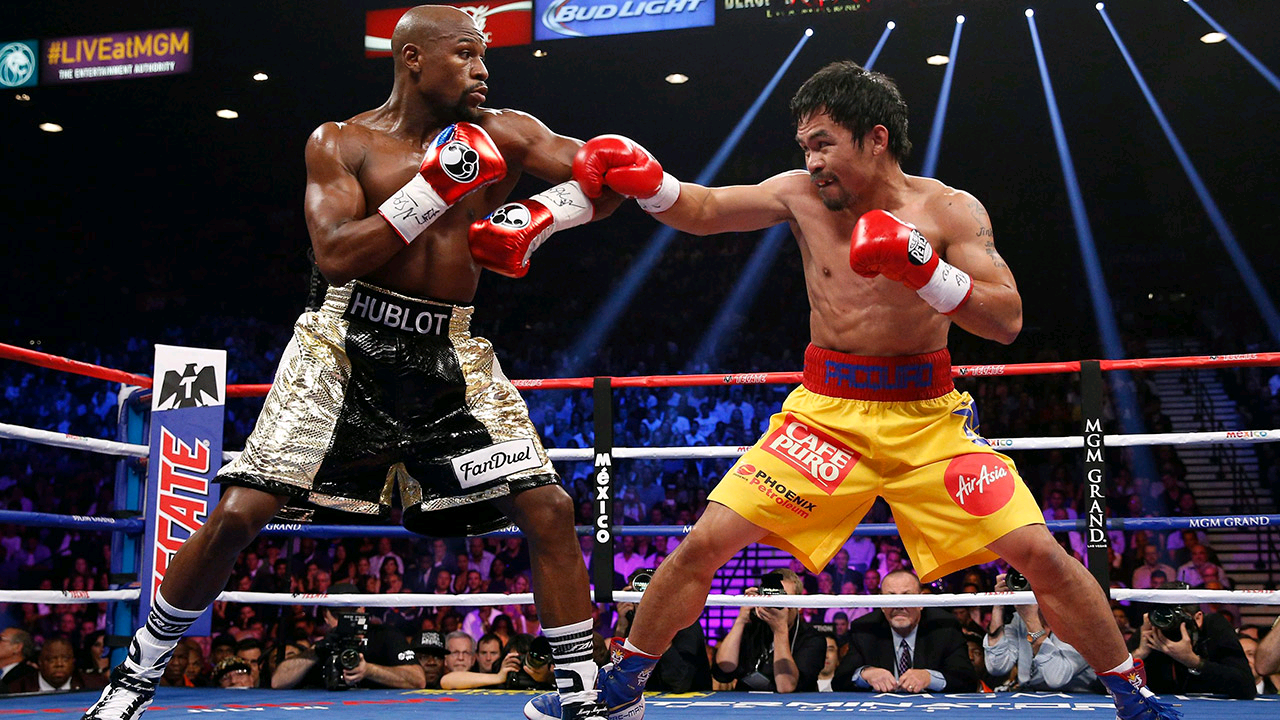 Rematch in Las Vegas by Floyd May weather and Manny Pacquiao