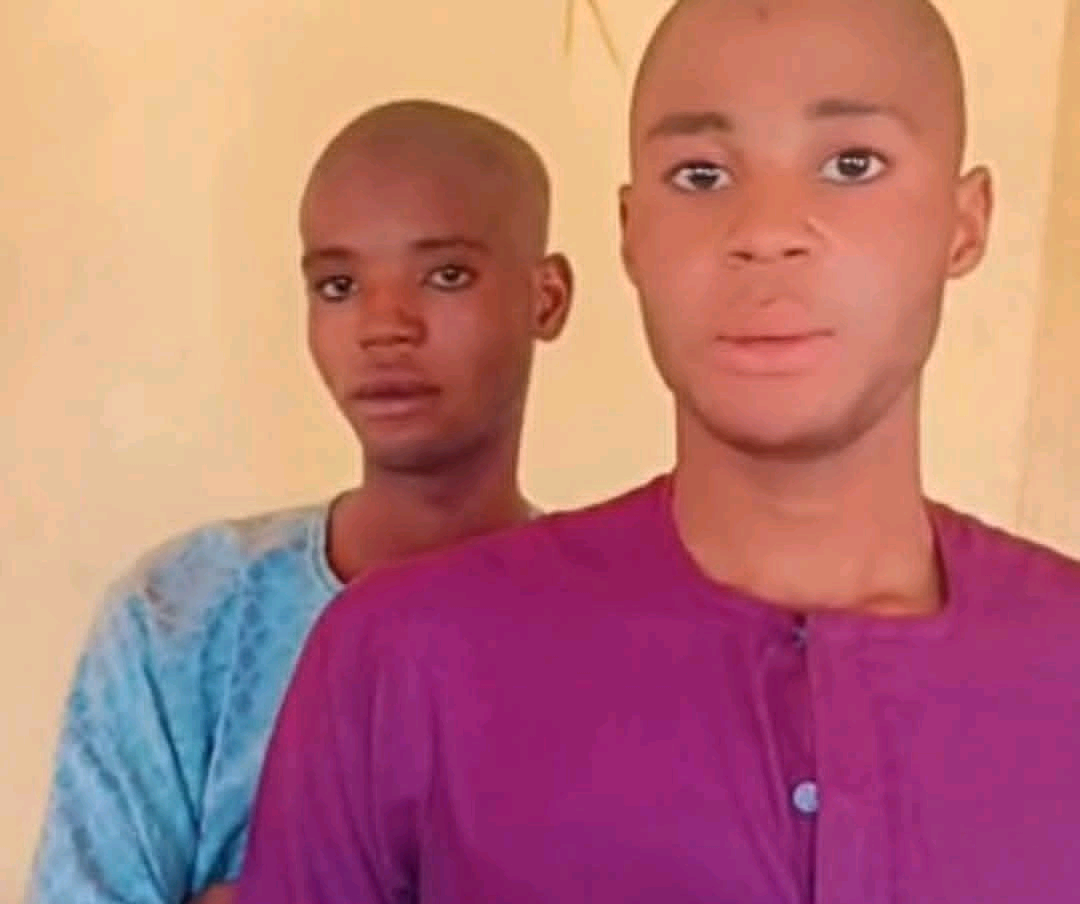 Drama as Kano State  Hisbah Arrest two young men. 