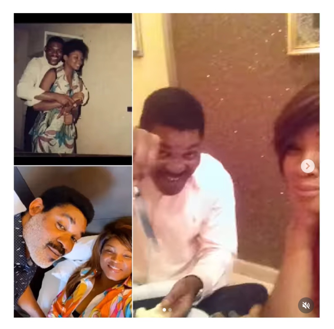 Congratulations to Actress Omotola Jalade and her husband. 