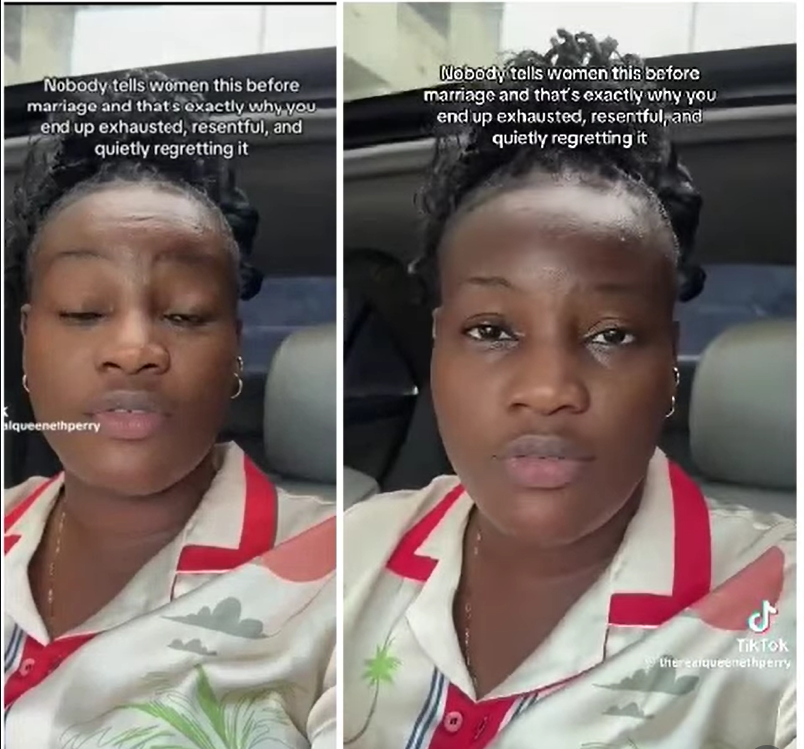 Why women end up regretting after marriage---Lady reveals. 